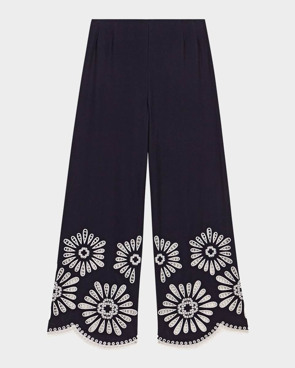 Puba Crochet Flower Pants